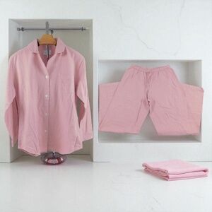 Colson & Cotton Pink Button-Up Pajama Set | Size Small